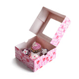 Caja De Cartón Para 4 Cupcakes (2 Cajas) Ibili