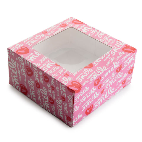 Caja De Cartón Para 4 Cupcakes (2 Cajas) Ibili