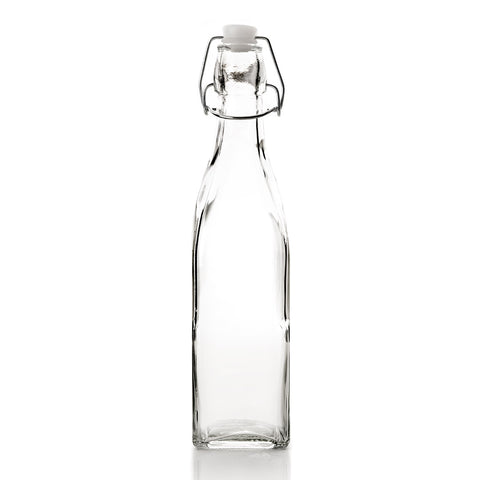 Botella de Vidrio Vintage Cuadrada o Redonda 500ml IBILI