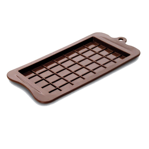 molde de silicona para hacer tableta de chocolate IBILI