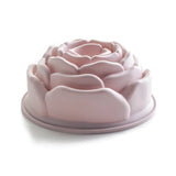 molde para pastel en forma de rosa 100% de silicona IBILI