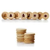 Cortador De Galletas Rellenas O Linzer Navidad Ibil