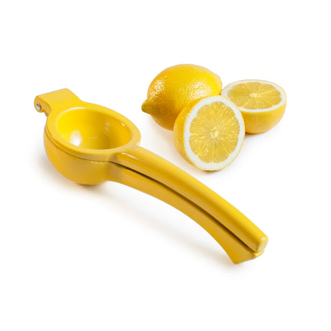 Exprimidor De Limones Amarillo De Aluminio Ibili