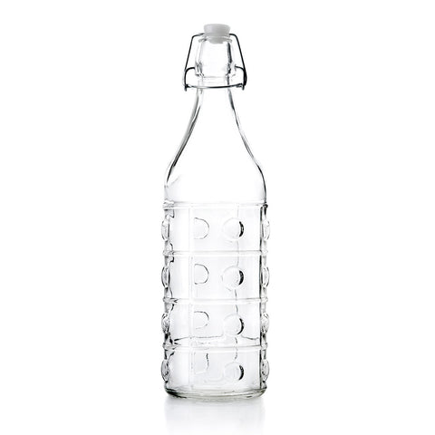 botella vintage circulos 1 litro Ibili